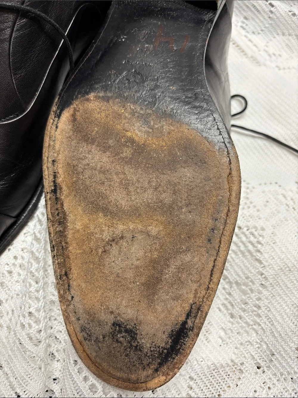 Bruno Magli Black Leather Cap-Toe Oxfords